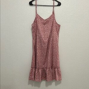 Spaghetti Strap Dress with Ruffle Hem